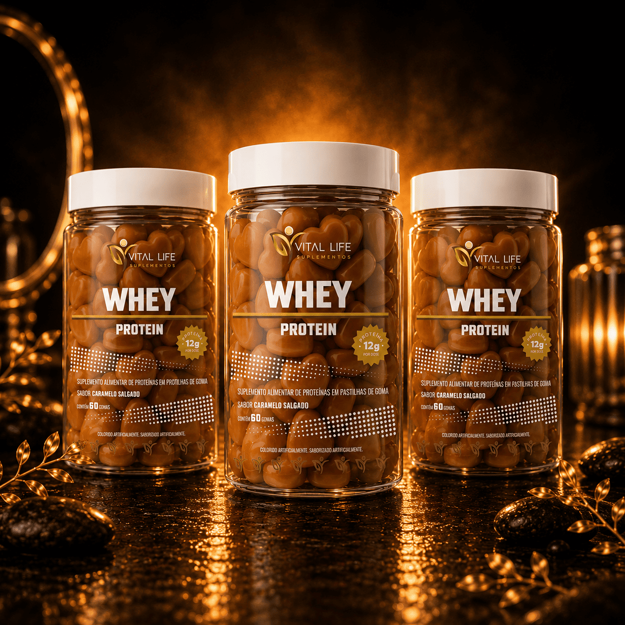 Gummies Whey Caramelo | 45 doses