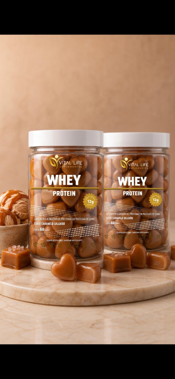 Gummies Whey Caramelo | 30 doses