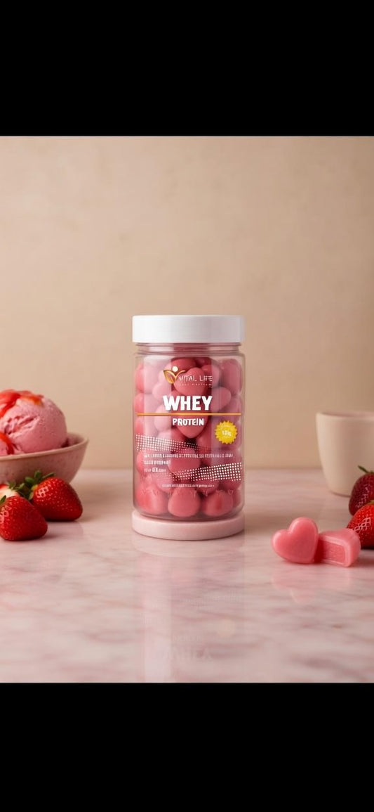 Gummies Whey Morango | 15 doses