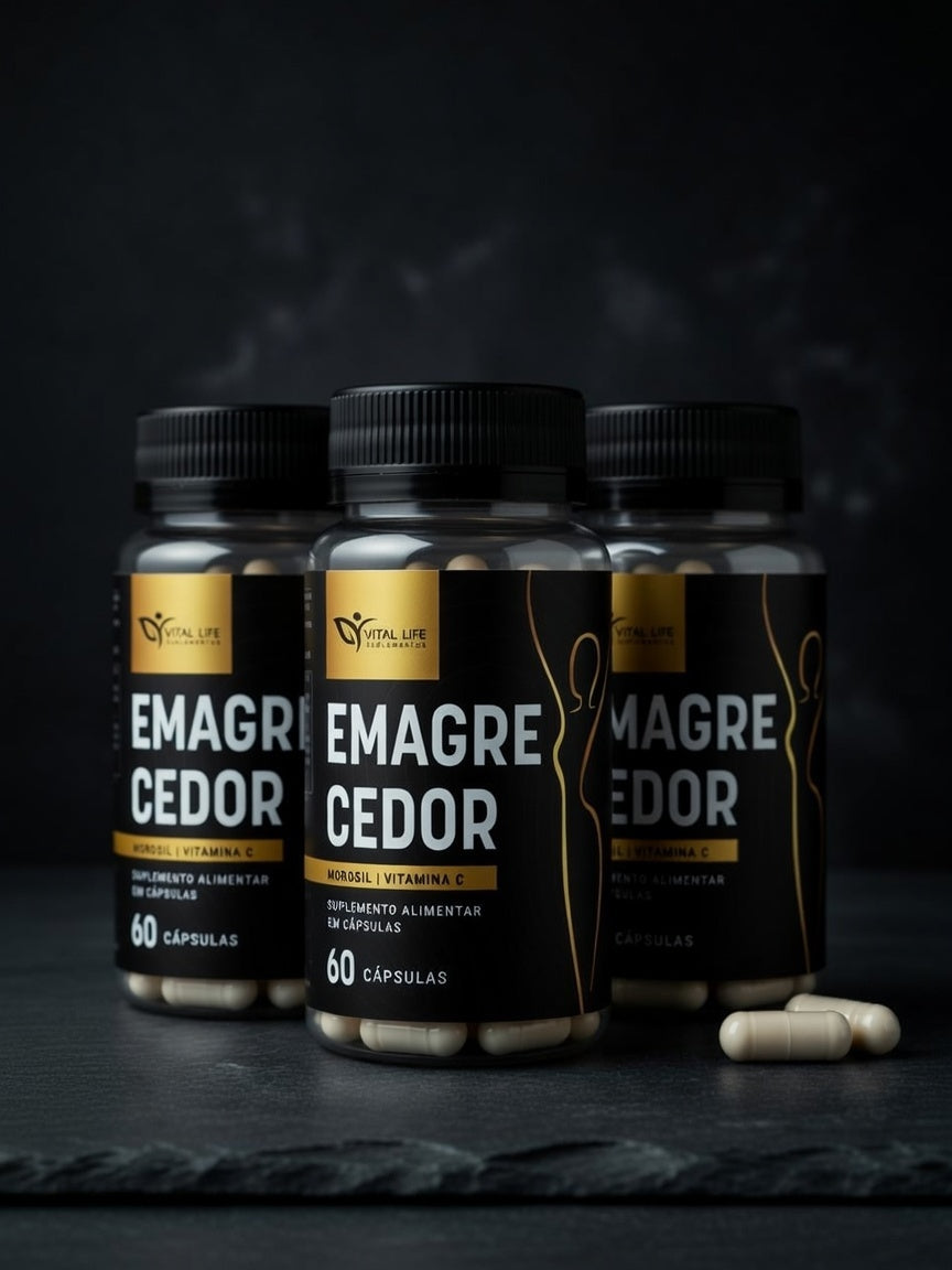 Combo Triplo Emagrecedor Vital Fit - 180 Cápsulas